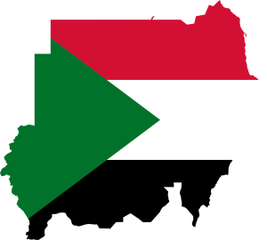 Sudan, flag, map